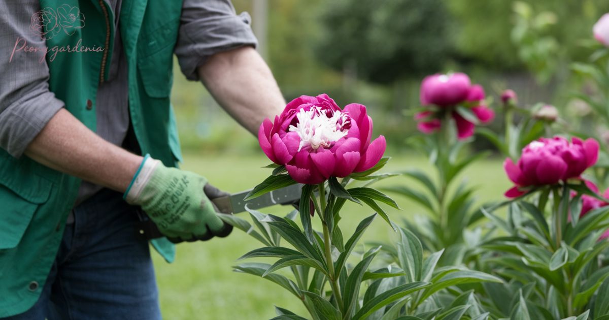 Peony Flower Cutting