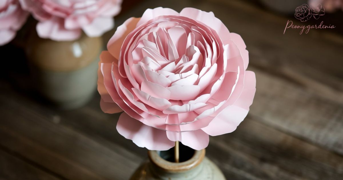 Peony Paper Flower