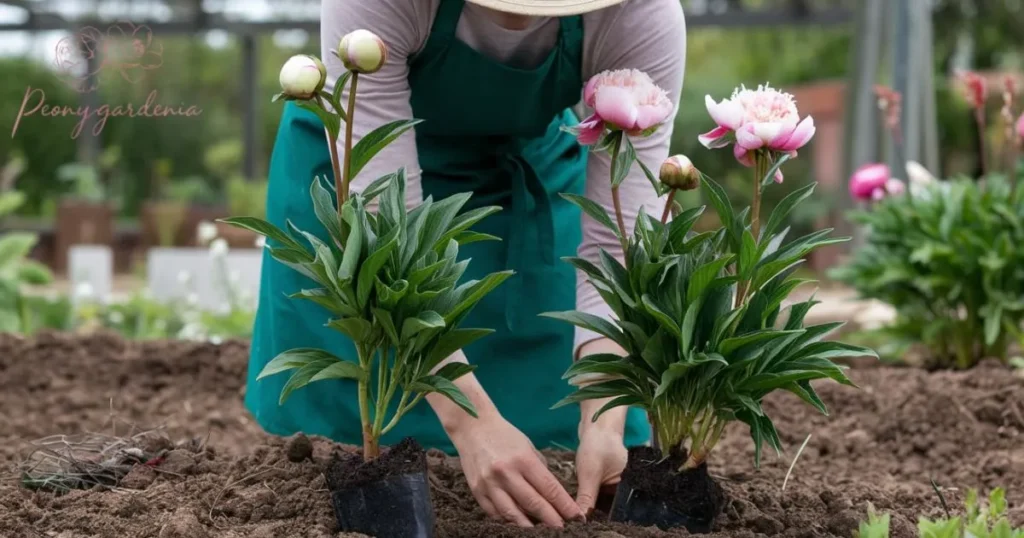 Caring for Peony Shoots