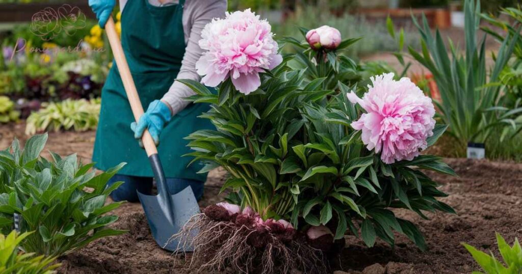 Dividing Peonies