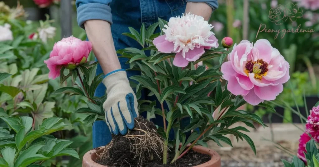 Replanting and Caring for Divided Peonies