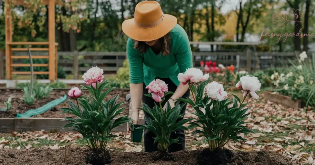 Replanting Your New Peony Plants