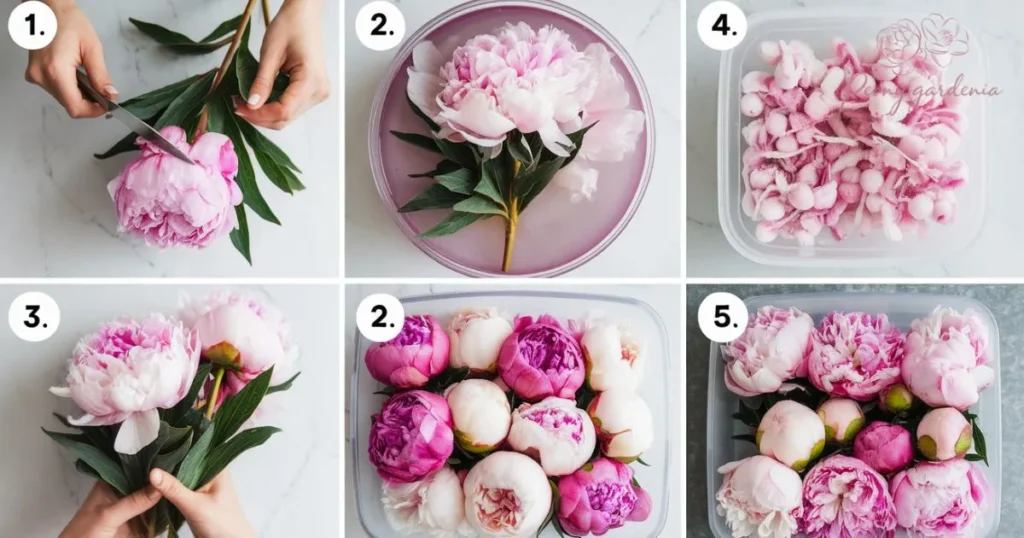 Step-by-Step Guide to Freezing Peonies