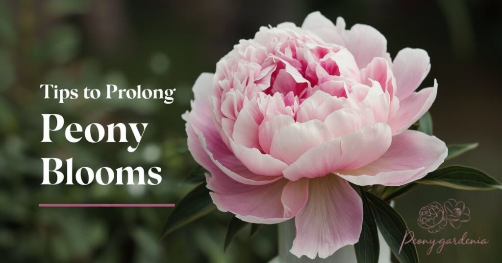 Tips to Prolong Peony Blooms