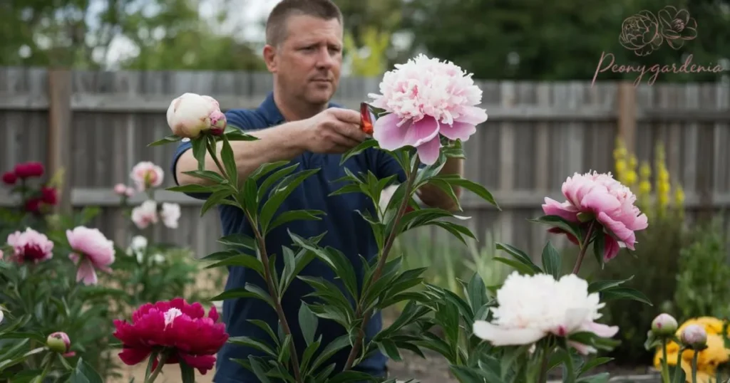 Maintenance and Care for a Peony Privacy Screen