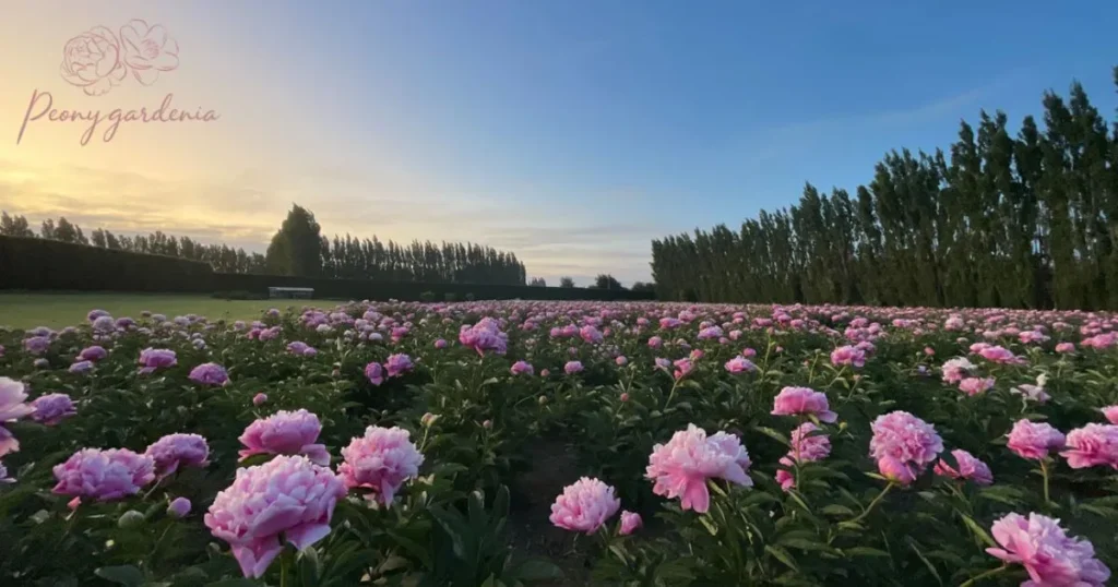 Peonies as Ground Cover: Feasibility