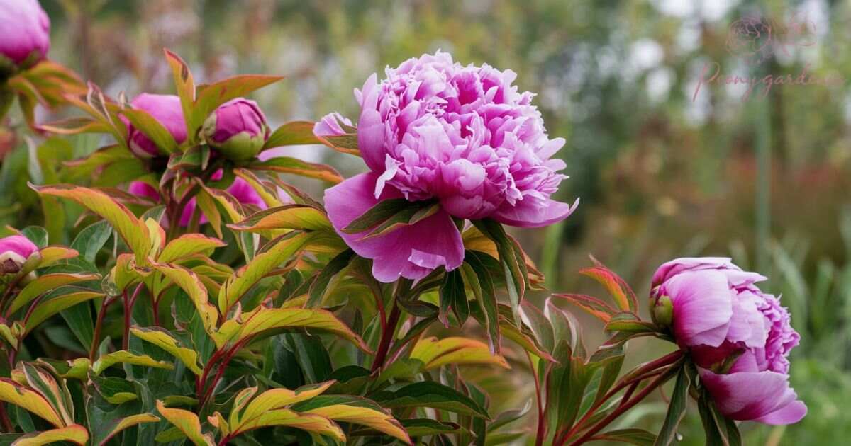 What Are Foliage Color Changes For Peonies?