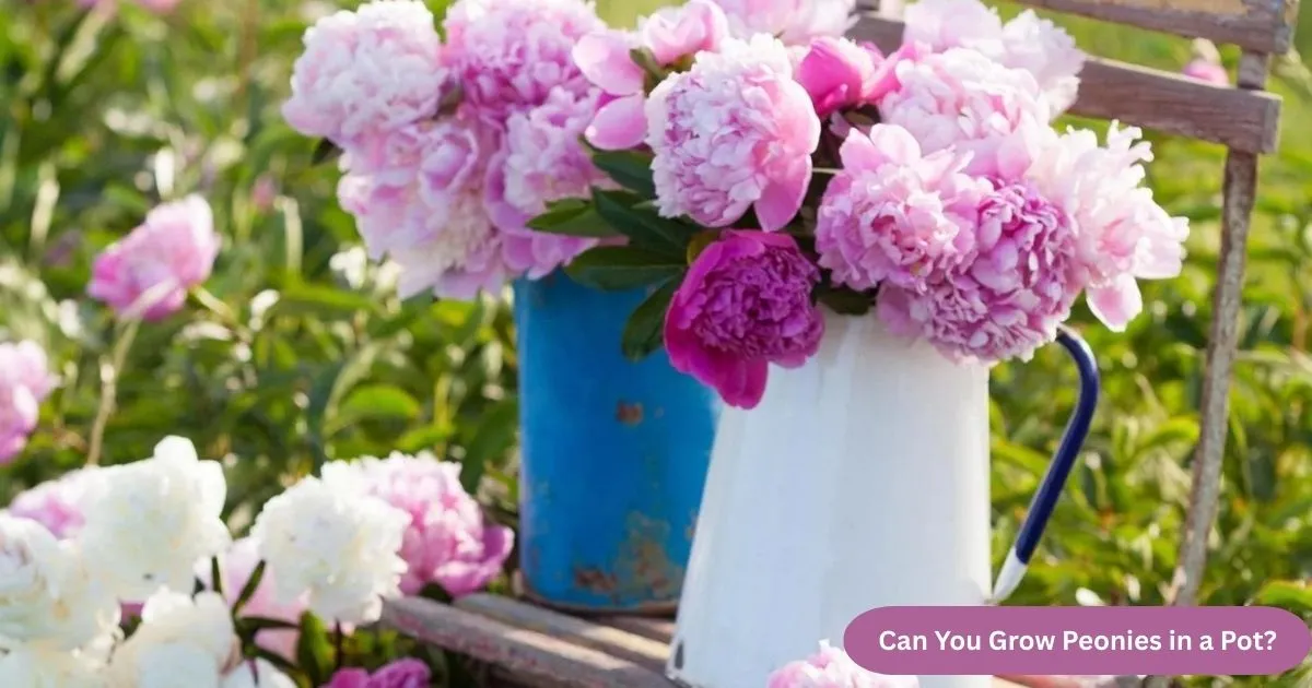 can you grow peonies in a pot