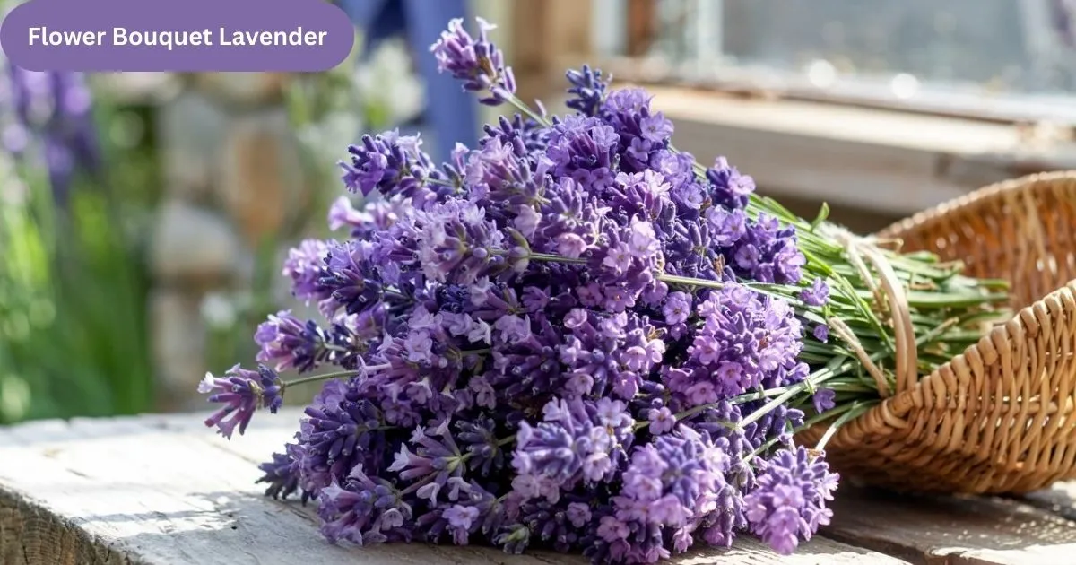 Flower Bouquet Lavender