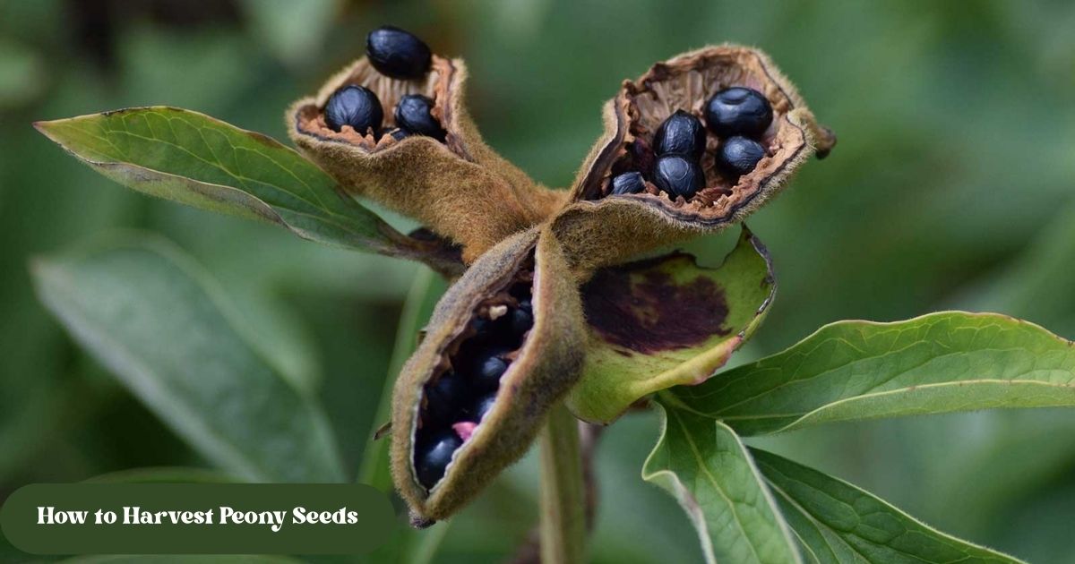How to Harvest Peony Seeds