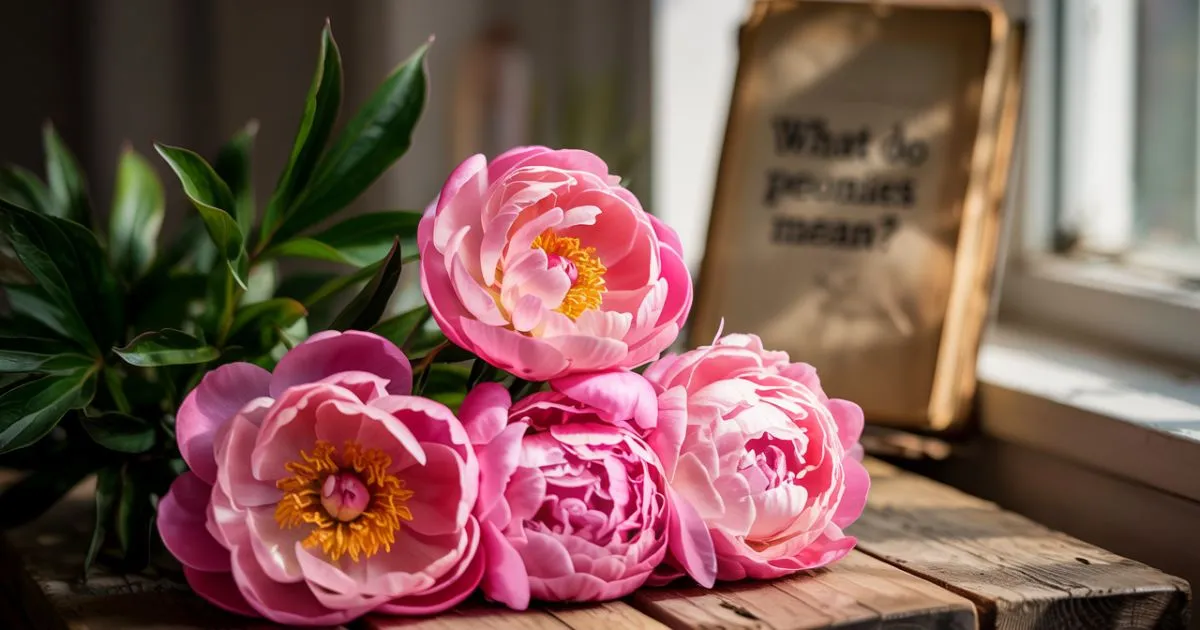 What Do Peonies Mean