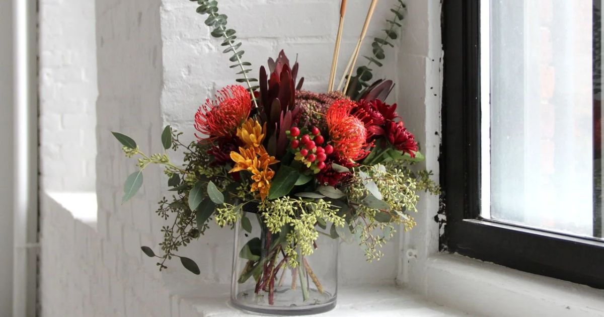 flower arrangements for fall
