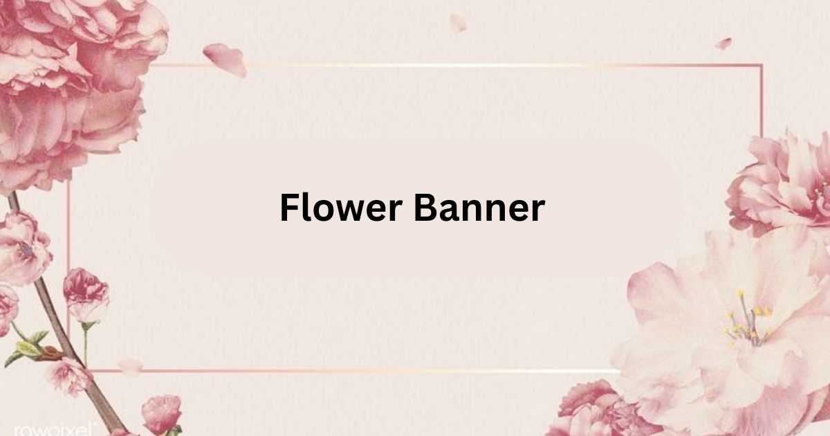flower banner