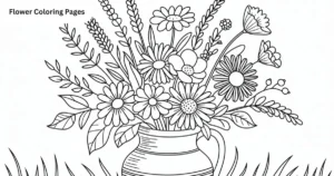 Flower Coloring Pages