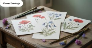 Flower Drawings