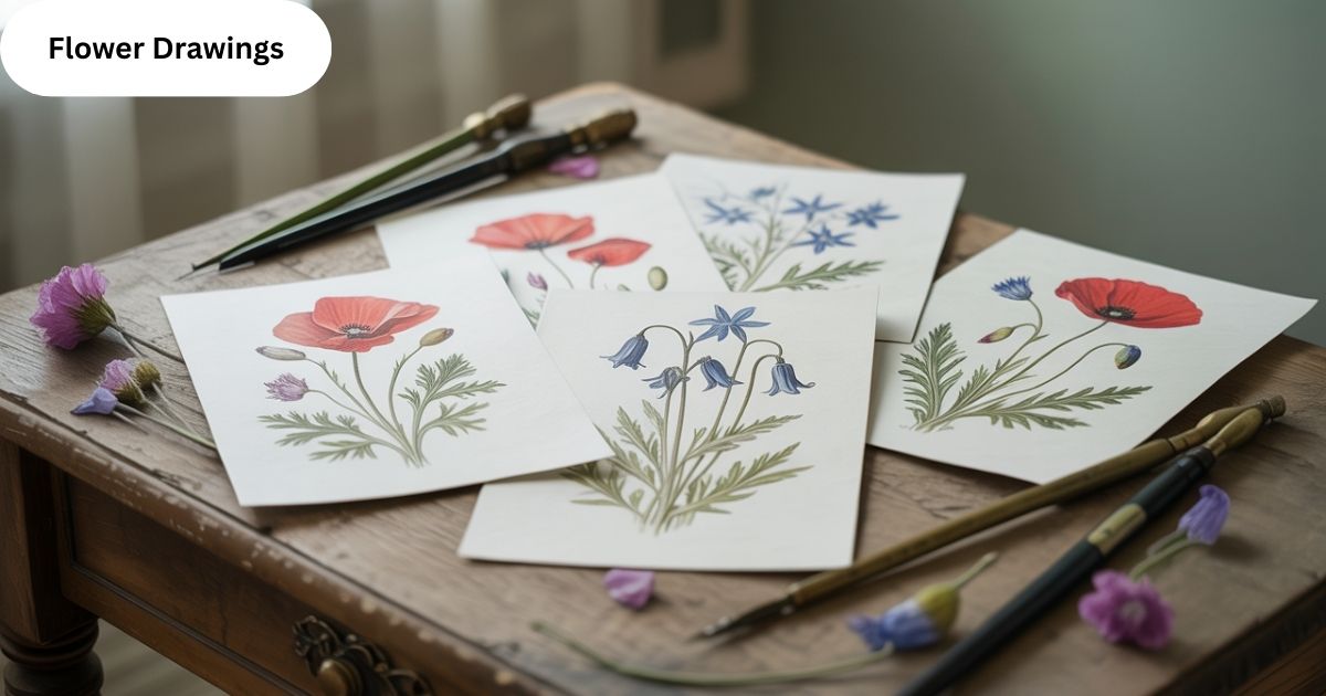 Flower Drawings