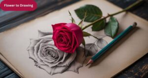 Flower to Drawing
