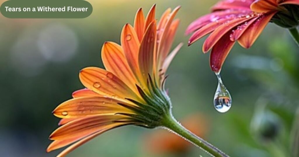 Tears on a Withered Flower