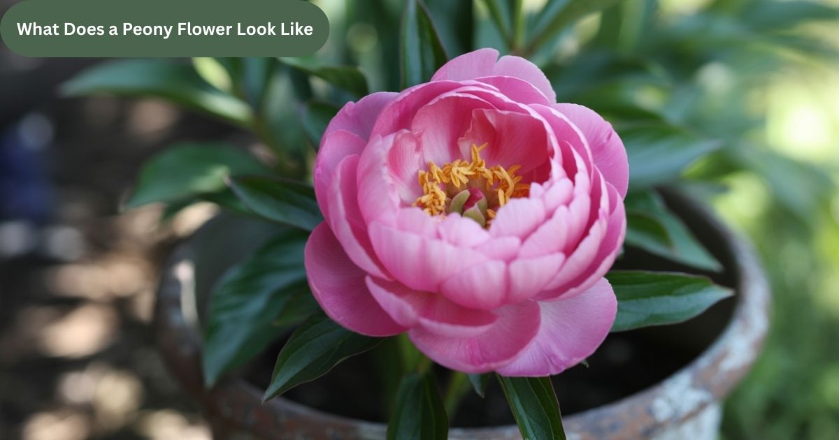 What Does a Peony Flower Look Like
